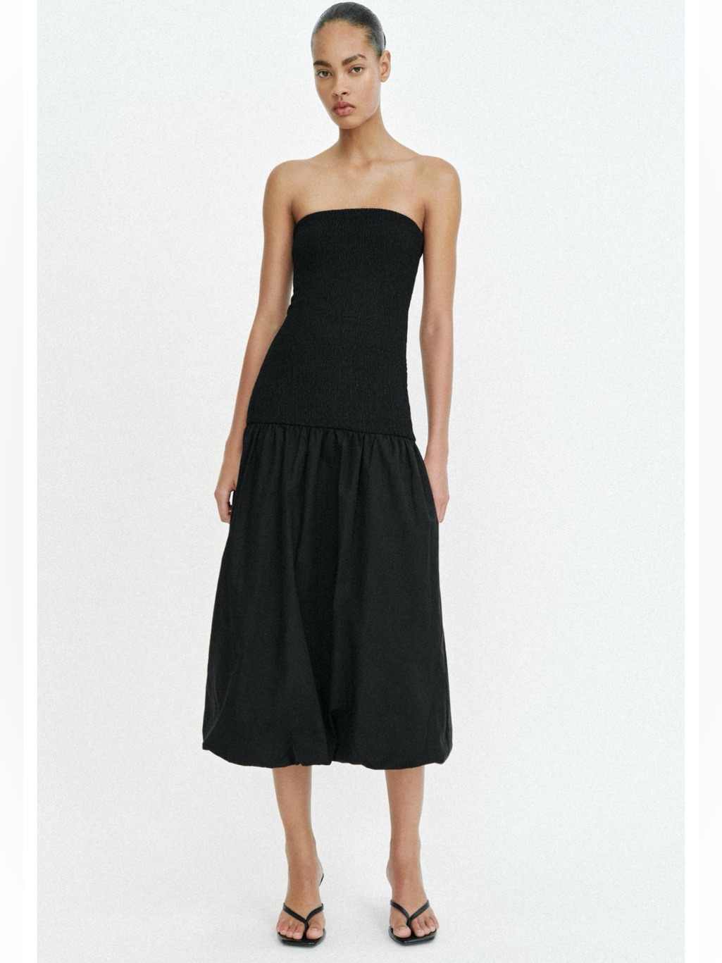 Zara Strapless Dress Nwt
